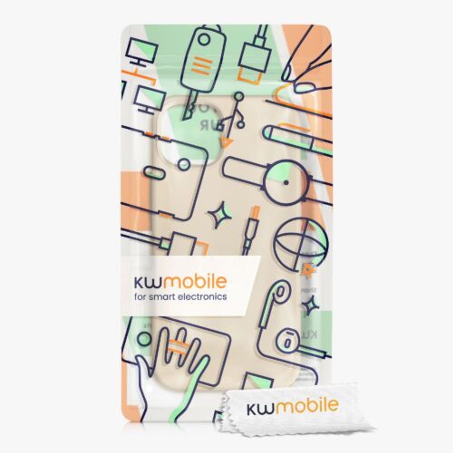 Husa pentru iPhone 13, Silicon, Crem, 55878.16 fotografia produsului View 3 L