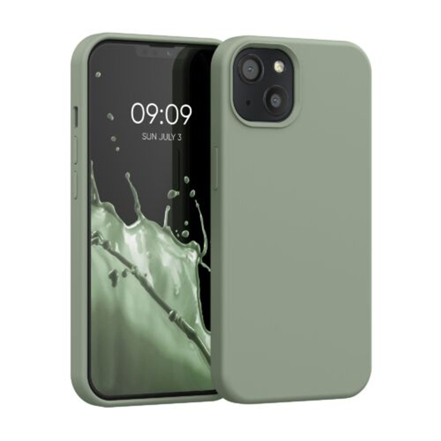 Husa pentru iPhone 13, Silicon, Verde, 55878.172 fotografia produsului