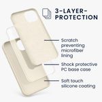 Husa pentru iPhone 13, Silicon, Crem, 55878.16 fotografia produsului View 11 S