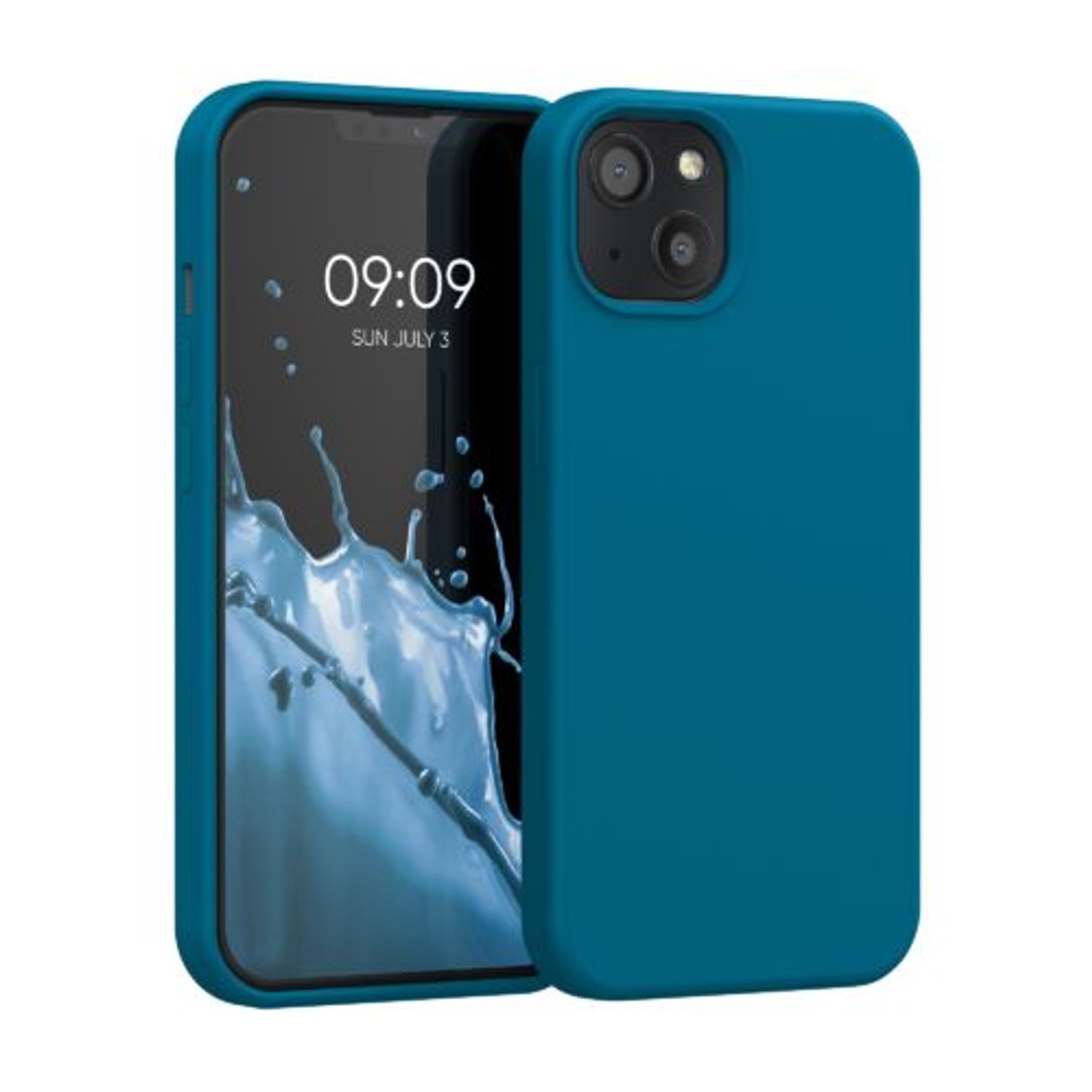 Husa pentru iPhone 13, Silicon, Albastru, 55878.224 fotografia produsului