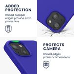 Husa pentru iPhone 13, Silicon, Albastru, 55878.134 fotografia produsului View 4 S