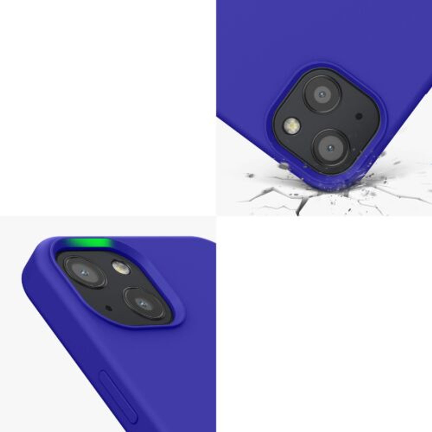 Husa pentru iPhone 13, Silicon, Albastru, 55878.134 fotografia produsului View 10 L