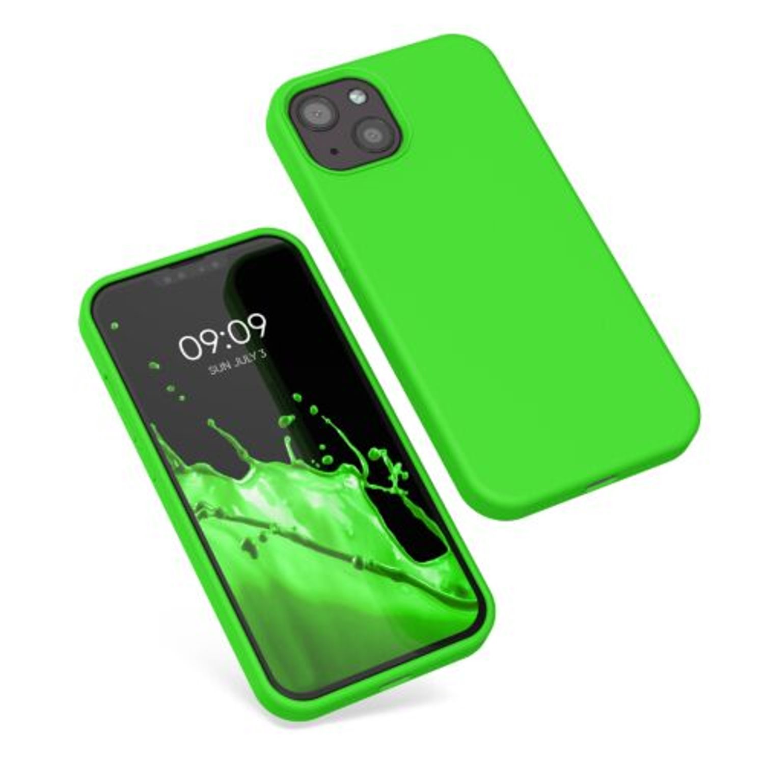 Husa pentru iPhone 13, Silicon, Verde, 55878.159 fotografia produsului View 2 L