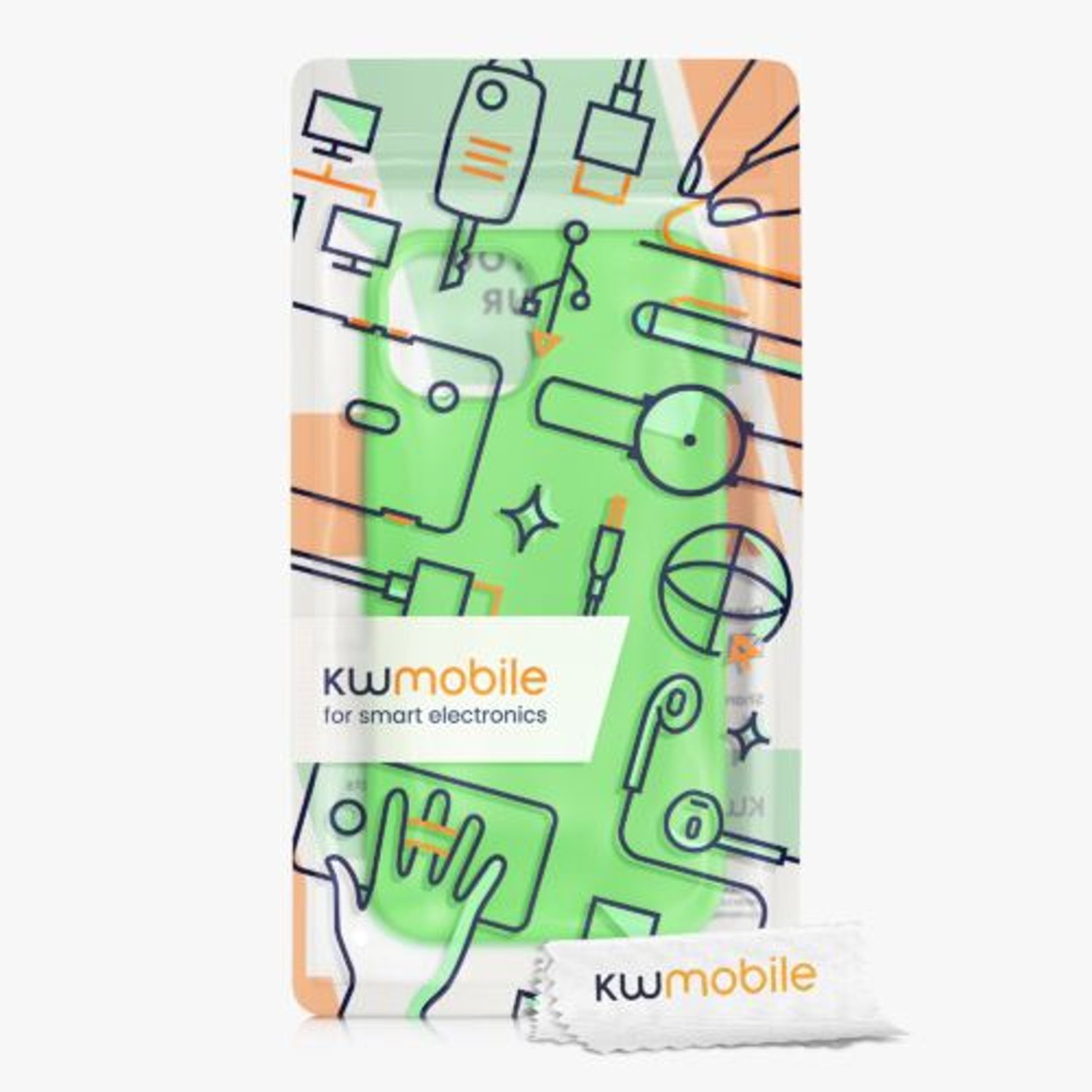 Husa pentru iPhone 13, Silicon, Verde, 55878.159 fotografia produsului View 8 L