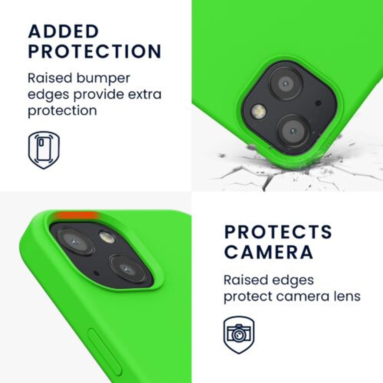 Husa pentru iPhone 13, Silicon, Verde, 55878.159 fotografia produsului View 4 L
