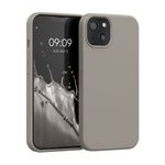 Husa pentru iPhone 13, Silicon, Gri, 55878.43 fotografia produsului