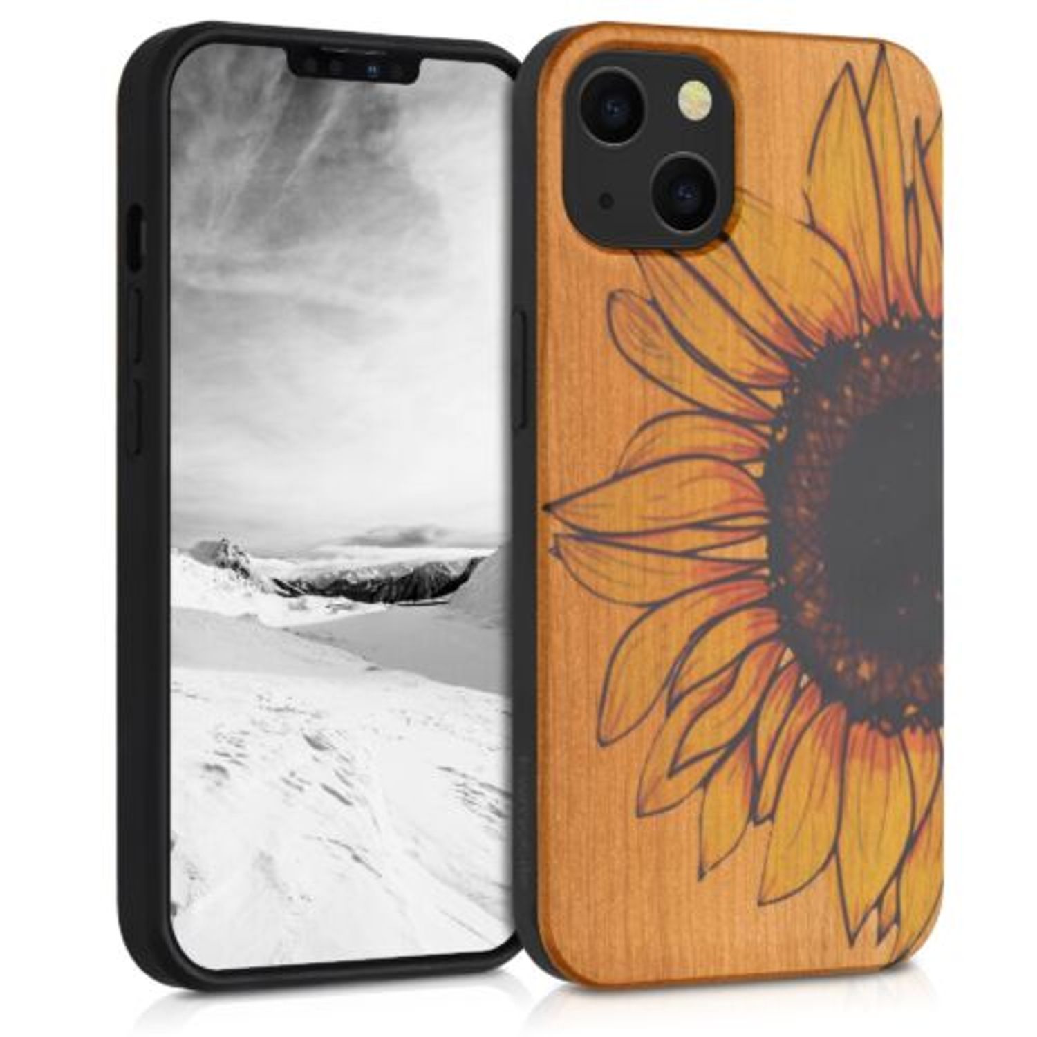 Husa pentru iPhone 13, Lemn, Multicolor, 55953.03 fotografia produsului