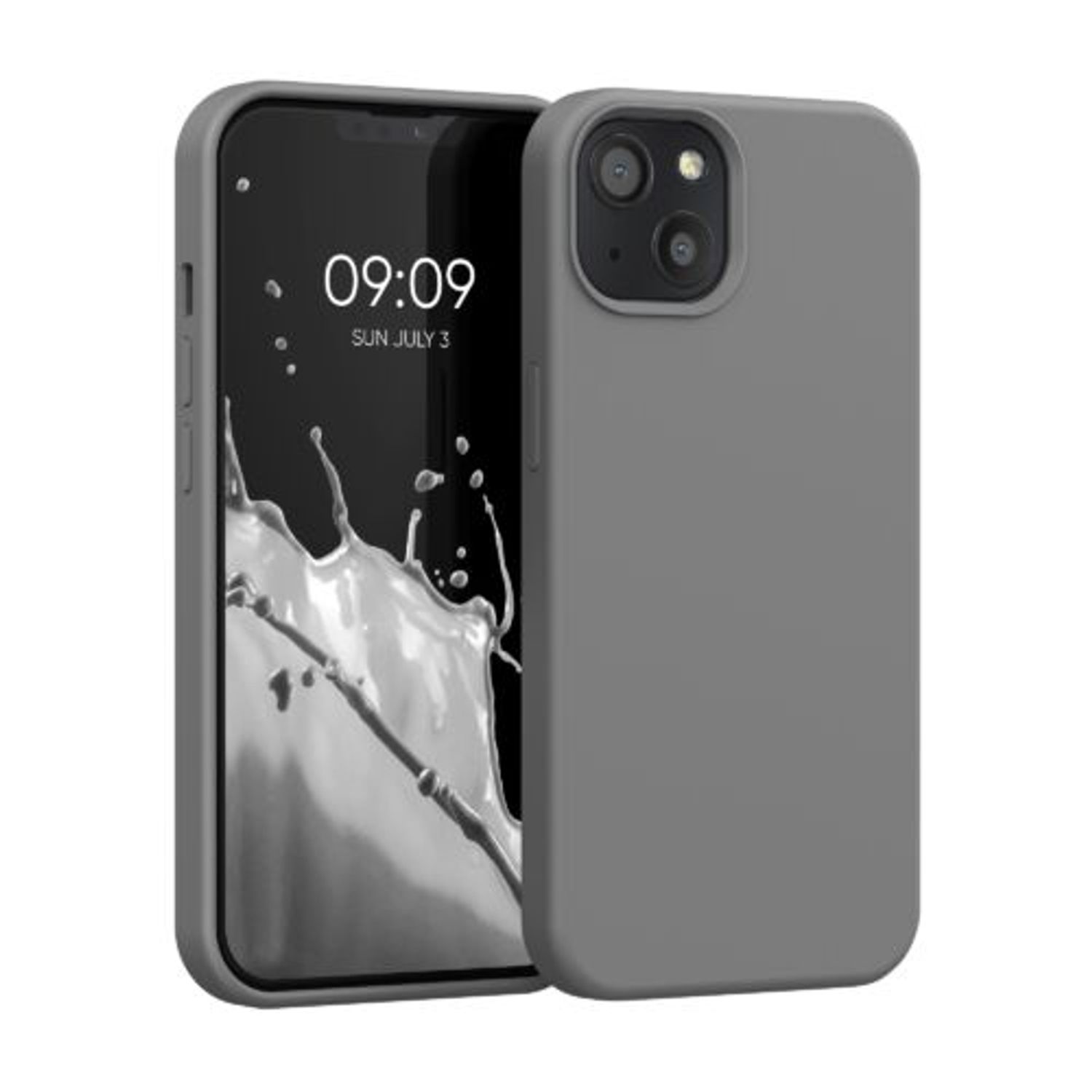 Husa pentru iPhone 13, Silicon, Gri, 55878.155 fotografia produsului