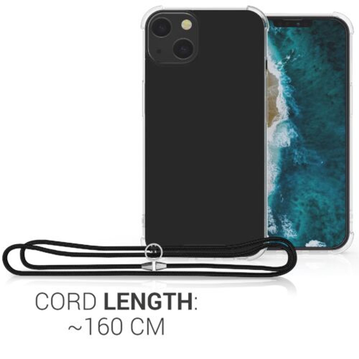 Husa pentru iPhone 13, Silicon, Transparent, 55949.01 fotografia produsului View 13 L