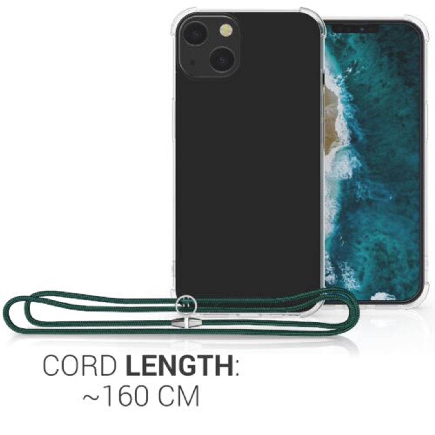 Husa pentru iPhone 13, Silicon, Transparent, 55949.80 fotografia produsului View 4 L