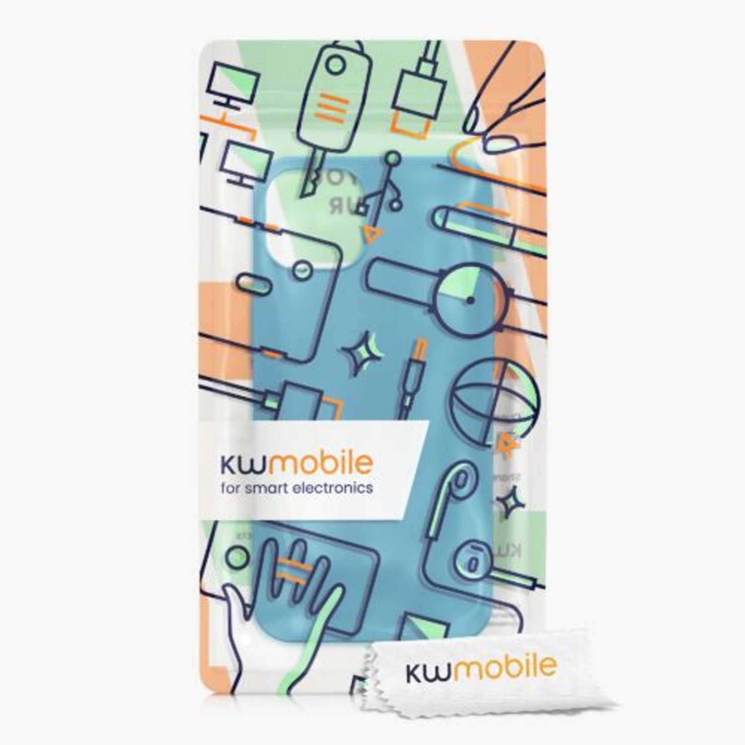 Husa pentru iPhone 13, Silicon, Albastru, 55944.224 fotografia produsului View 7 L