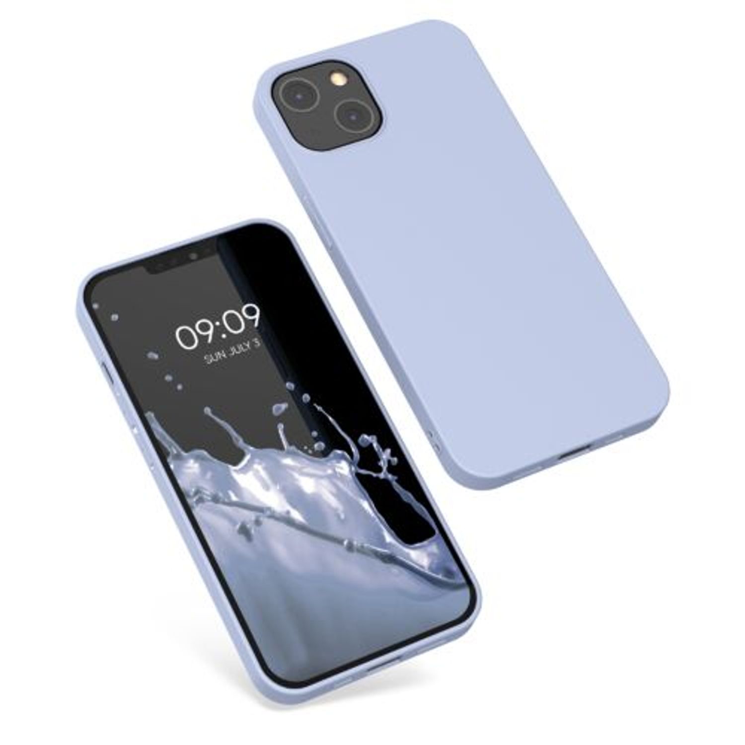Husa pentru iPhone 13, Silicon, Albastru, 55944.58 fotografia produsului View 2 L