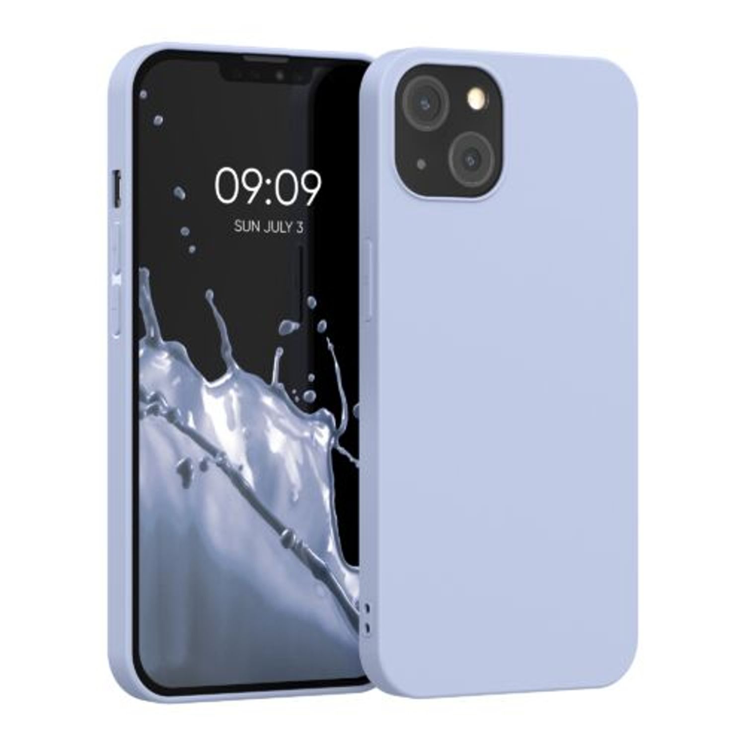 Husa pentru iPhone 13, Silicon, Albastru, 55944.58 fotografia produsului