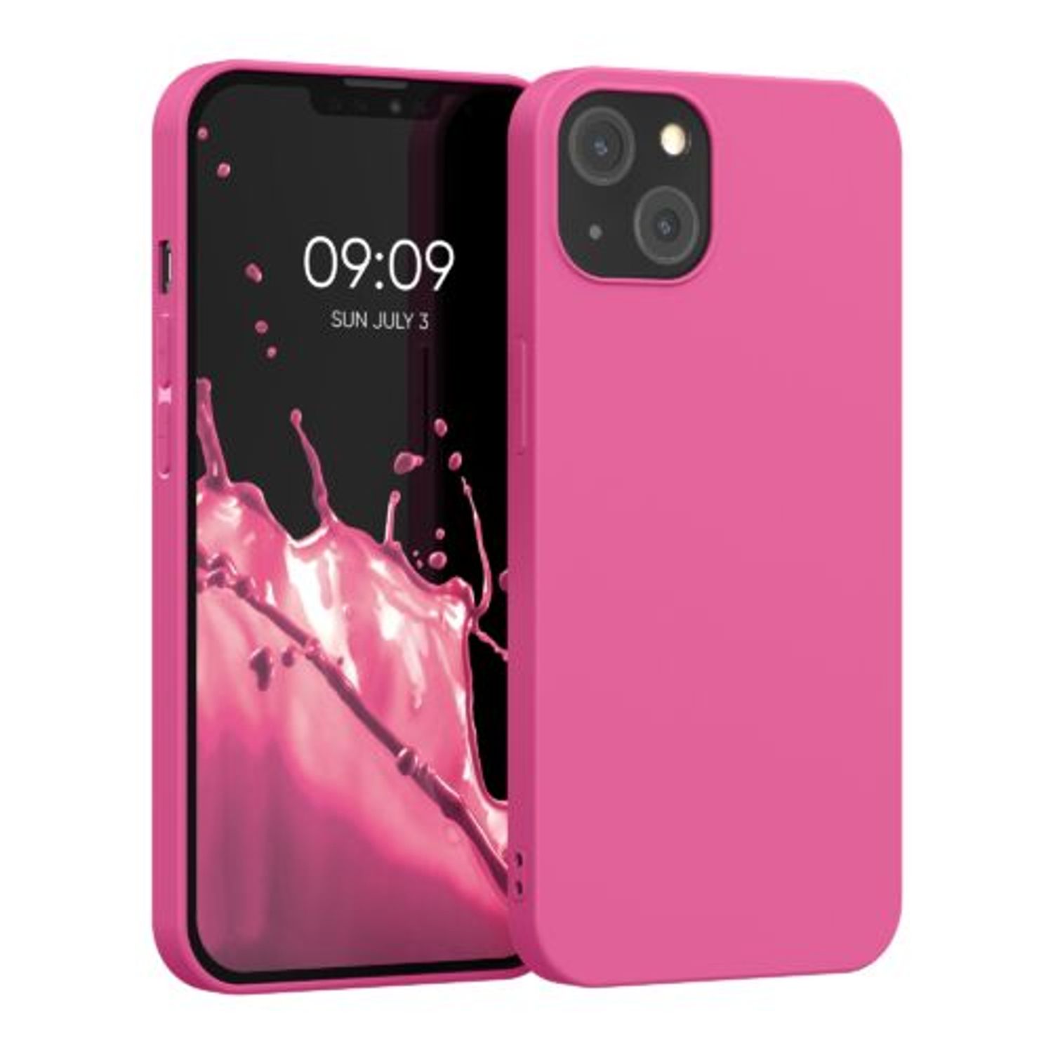 Husa pentru iPhone 13, Silicon, Roz, 55944.213 fotografia produsului