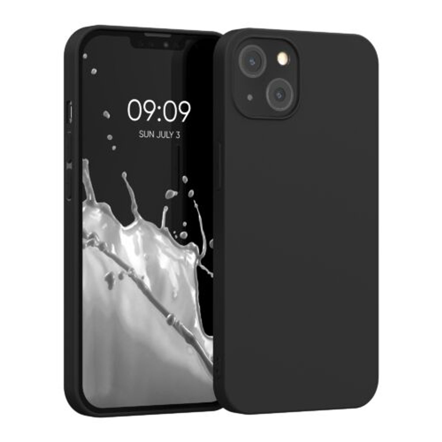 Husa pentru iPhone 13, Silicon, Negru, 55944.47 fotografia produsului