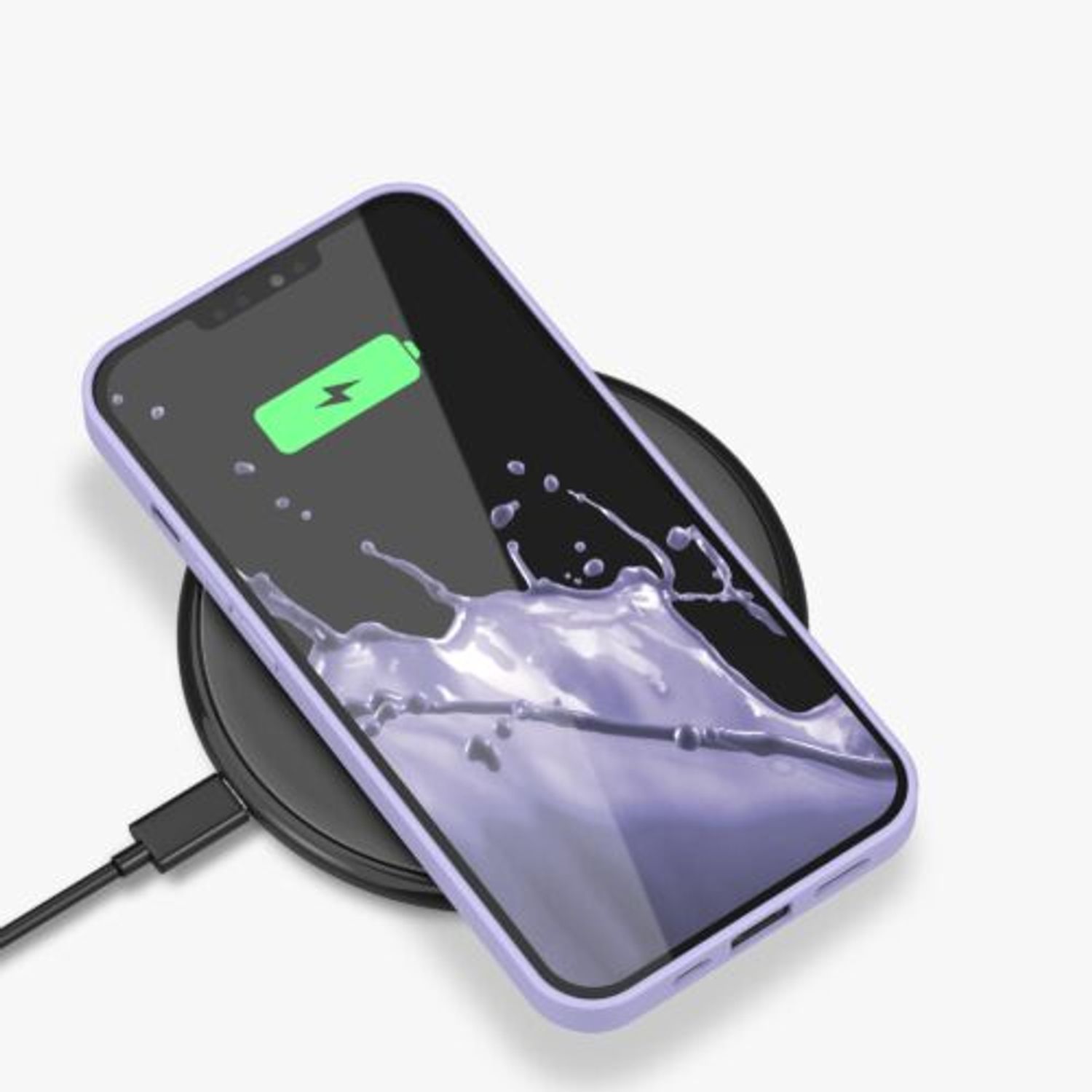 Husa pentru iPhone 13, Silicon, Mov, 55944.139 fotografia produsului View 7 L