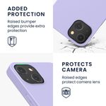 Husa pentru iPhone 13, Silicon, Mov, 55944.139 fotografia produsului View 5 S