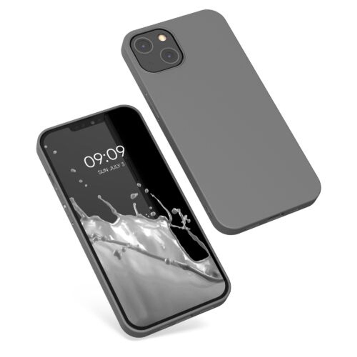 Husa pentru iPhone 13, Silicon, Gri, 55944.155 fotografia produsului View 2 L