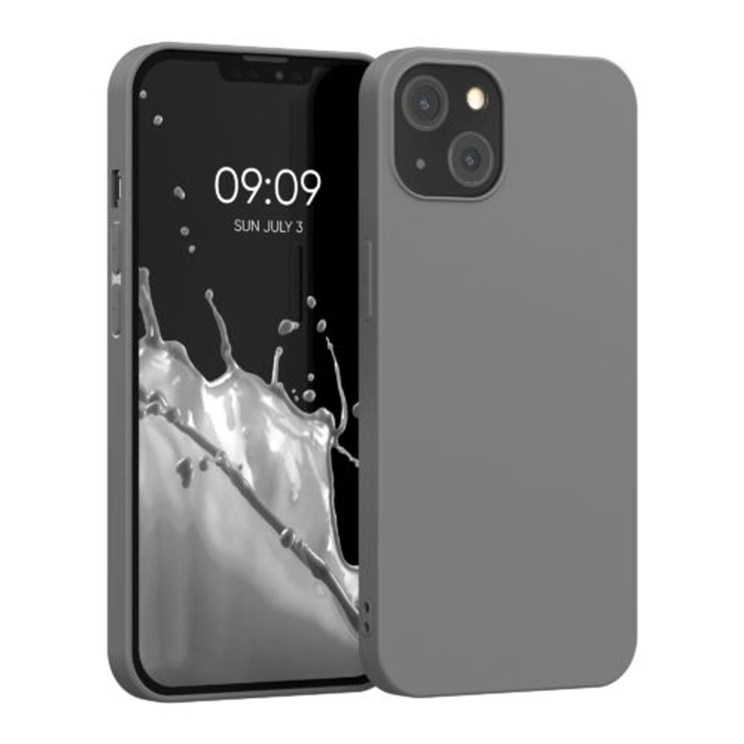 Husa pentru iPhone 13, Silicon, Gri, 55944.155 fotografia produsului