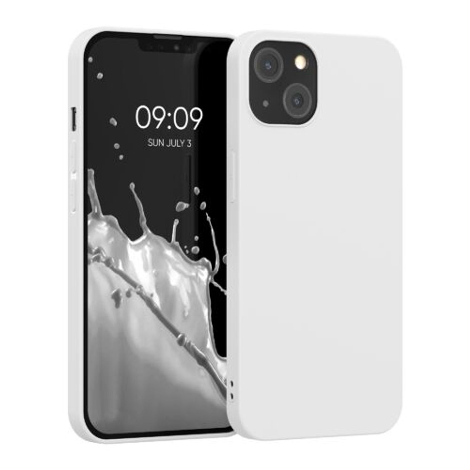 Husa pentru iPhone 13, Silicon, Alb, 55944.48 fotografia produsului
