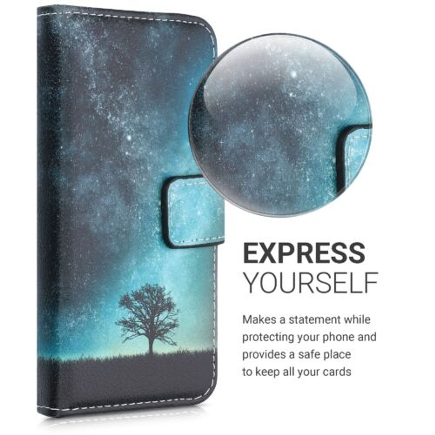 Husa pentru iPhone 13 Mini, Piele ecologica, Multicolor, 55935.01 fotografia produsului View 3 L
