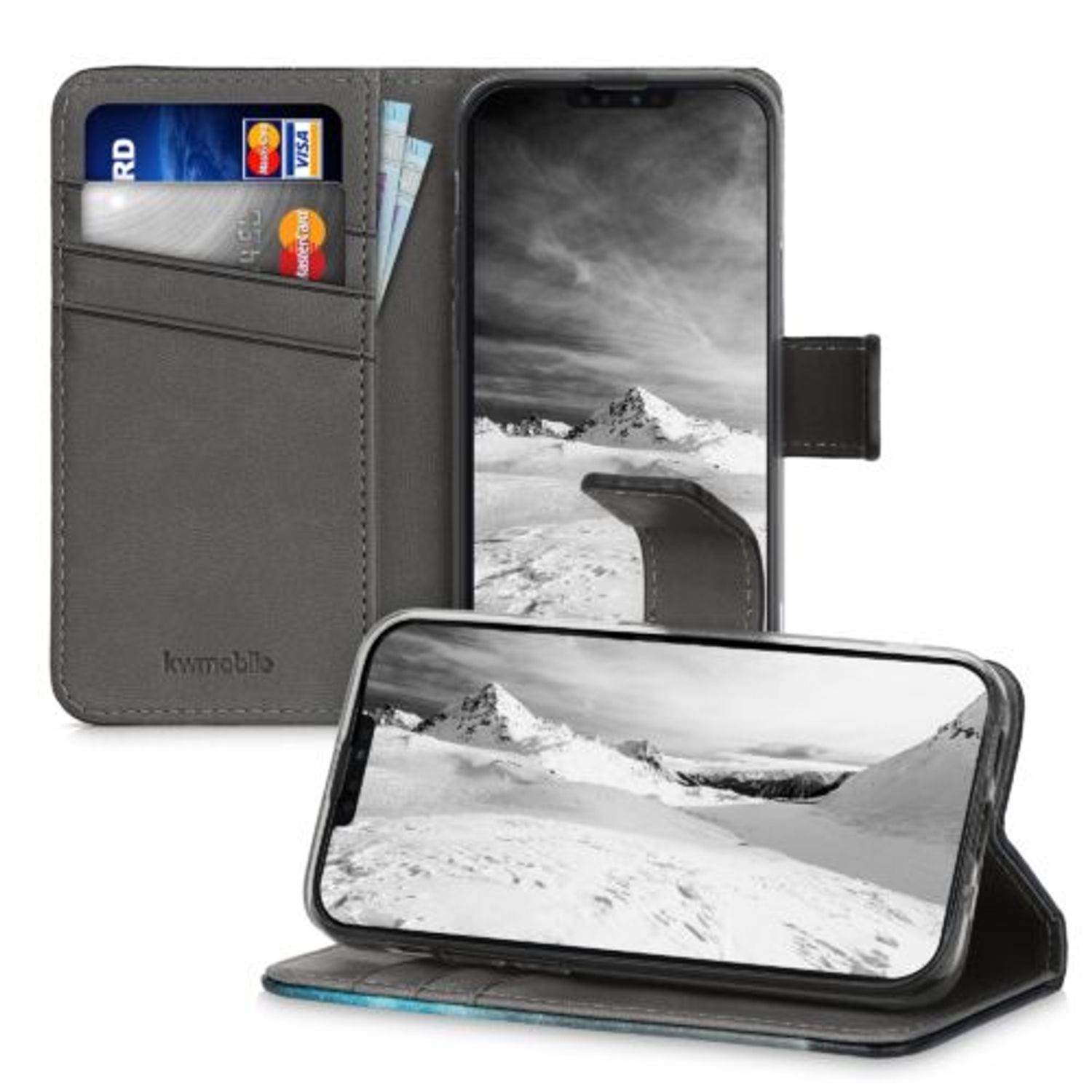 Husa pentru iPhone 13 Mini, Piele ecologica, Multicolor, 55935.01 fotografia produsului View 6 L