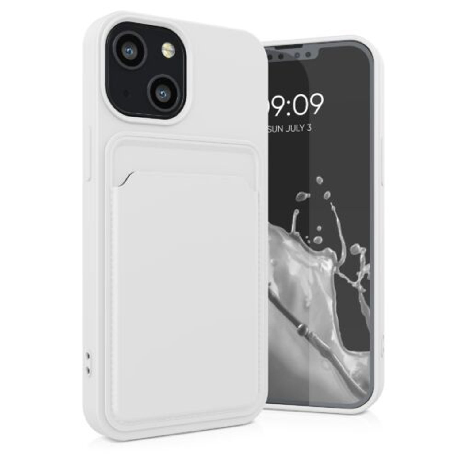 Husa pentru iPhone 13 Mini, Silicon, Alb, 55938.02 fotografia produsului