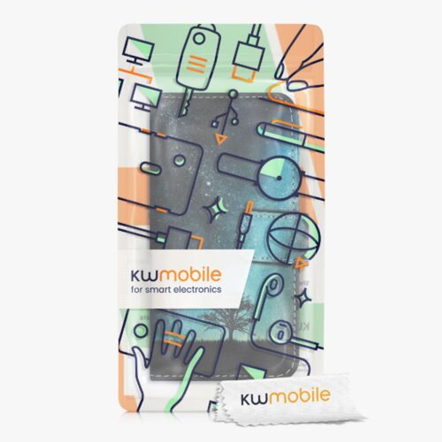 Husa pentru iPhone 13 Mini, Piele ecologica, Multicolor, 55935.01 fotografia produsului View 7 L