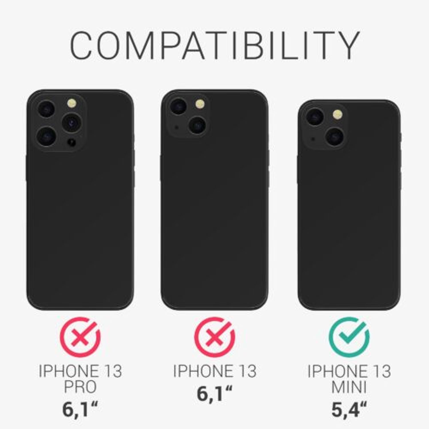 Husa pentru iPhone 13 Mini, Silicon, Albastru, 55933.17 fotografia produsului View 3 L