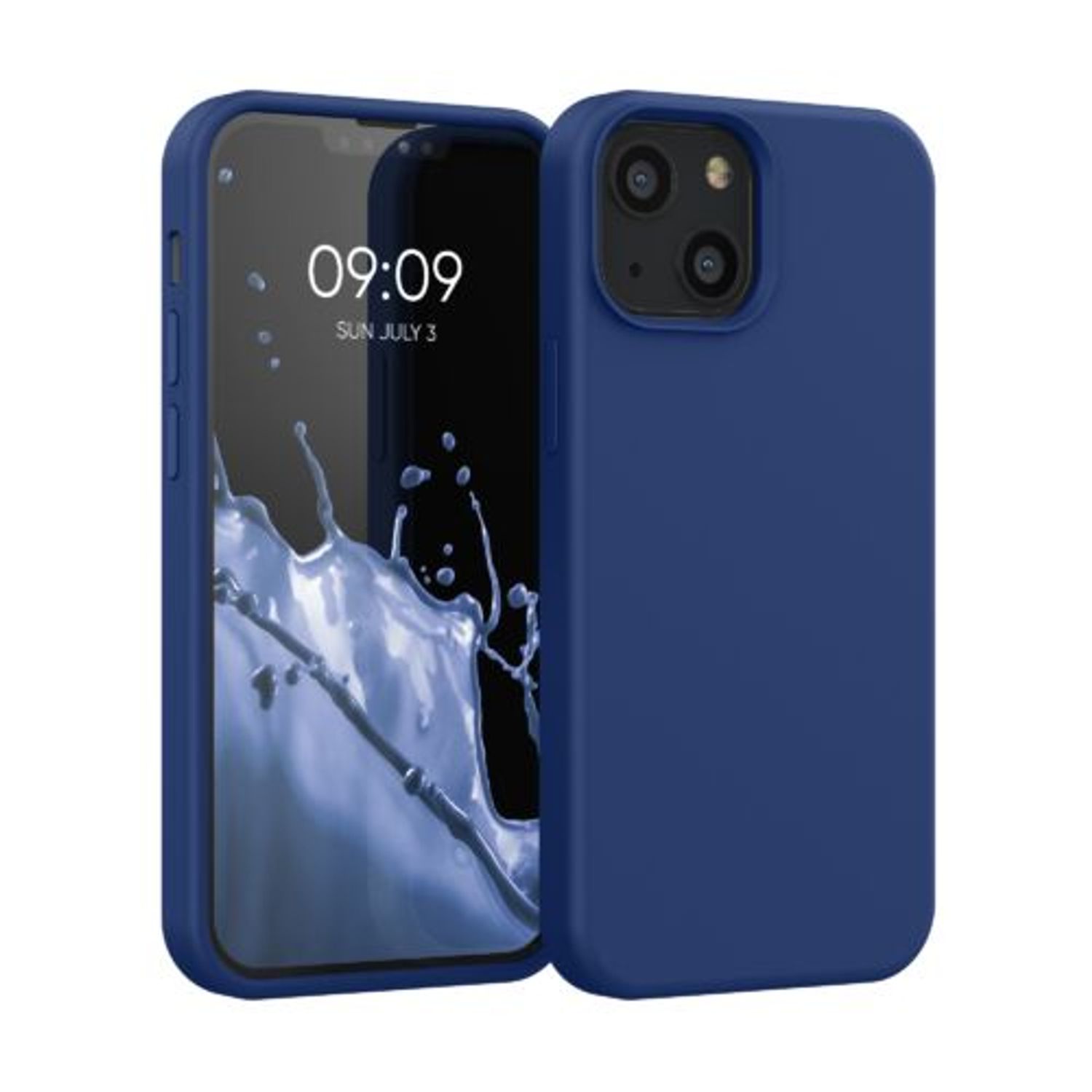 Husa pentru iPhone 13 Mini, Silicon, Albastru, 55877.116 fotografia produsului