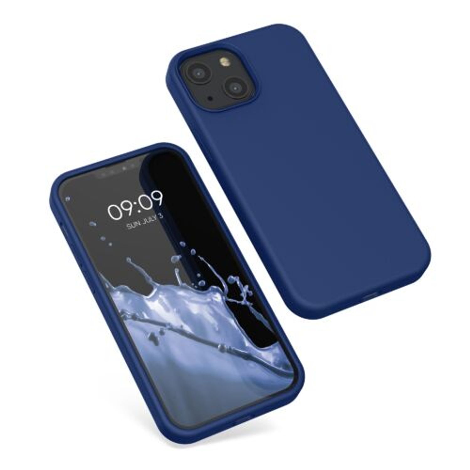Husa pentru iPhone 13 Mini, Silicon, Albastru, 55877.116 fotografia produsului View 2 L