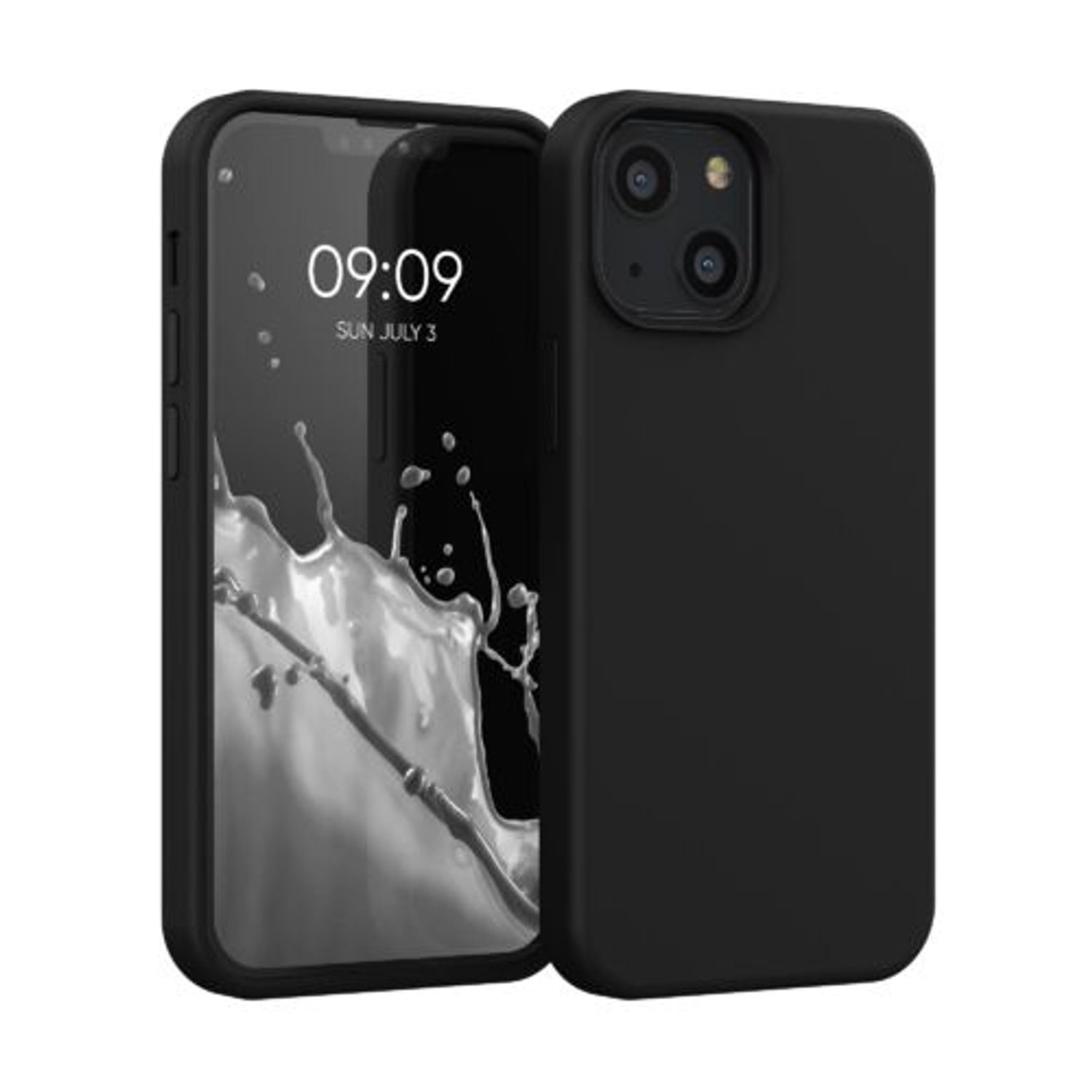 Husa pentru iPhone 13 Mini, Silicon, Negru, 55877.01 fotografia produsului