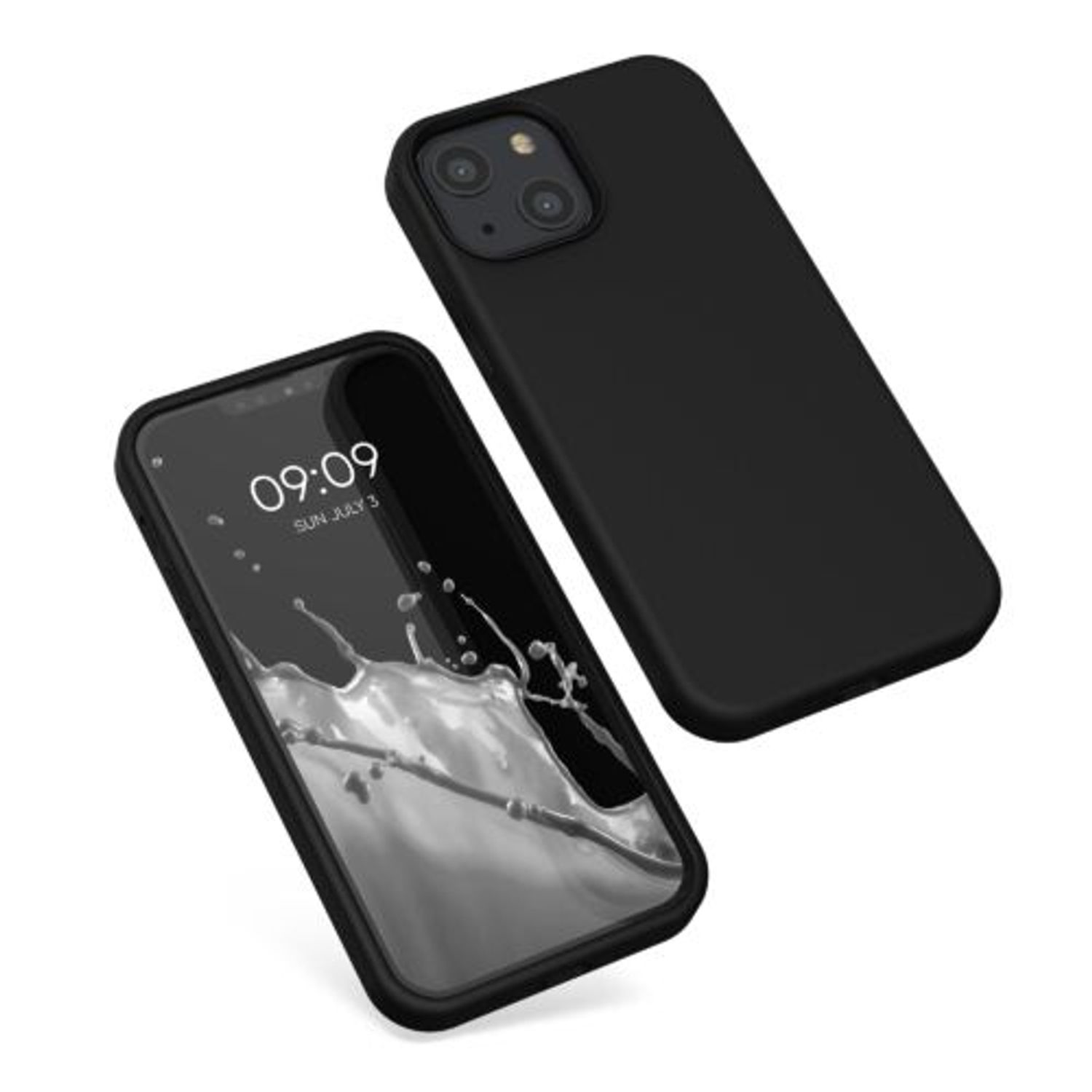 Husa pentru iPhone 13 Mini, Silicon, Negru, 55877.01 fotografia produsului View 4 L