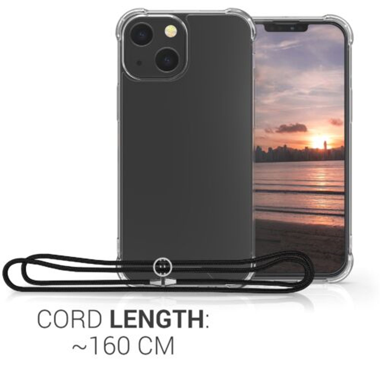 Husa pentru iPhone 13 Mini, Silicon, Transparent, 55932.01 fotografia produsului View 4 L