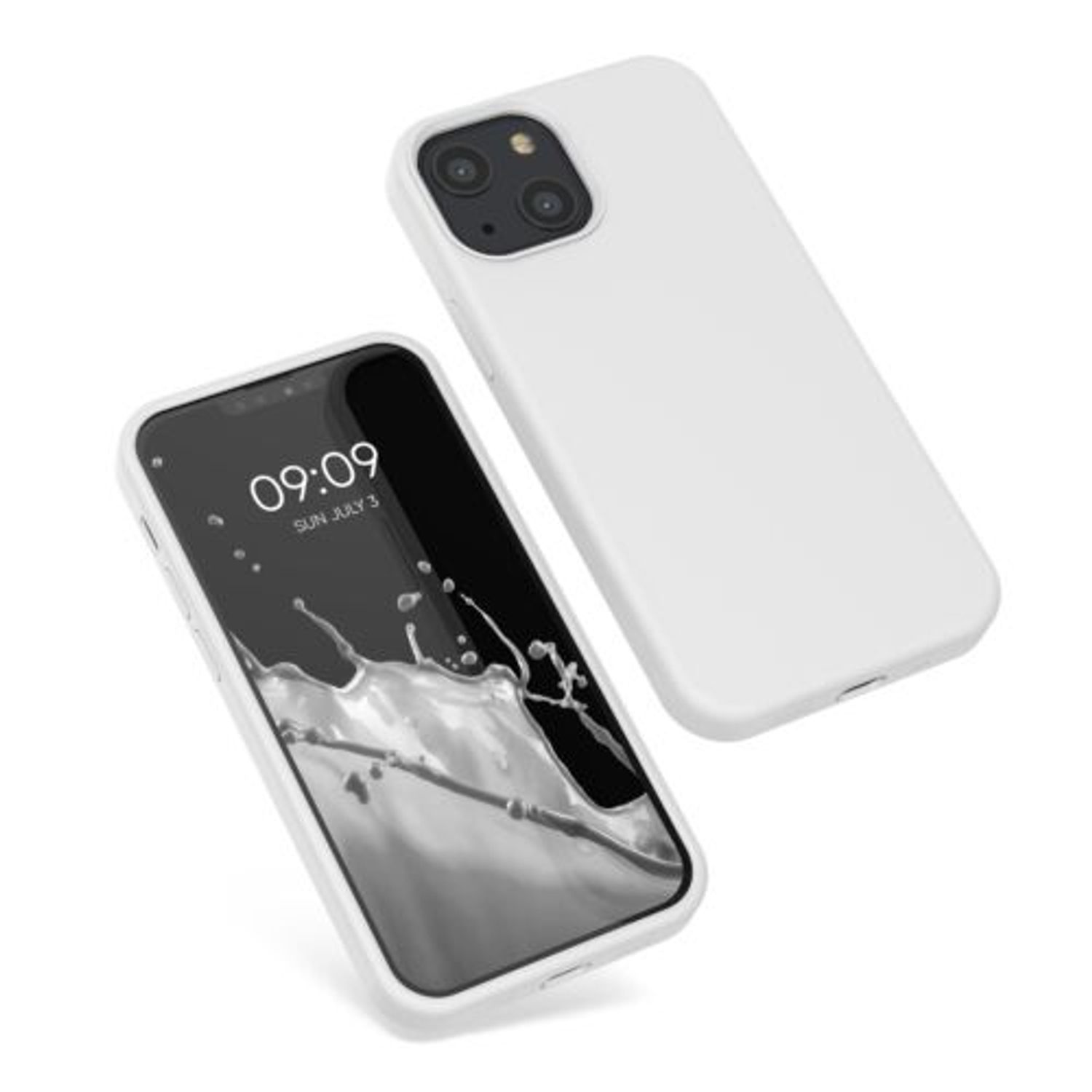 Husa pentru iPhone 13 Mini, Silicon, Alb, 55877.02 fotografia produsului View 2 L