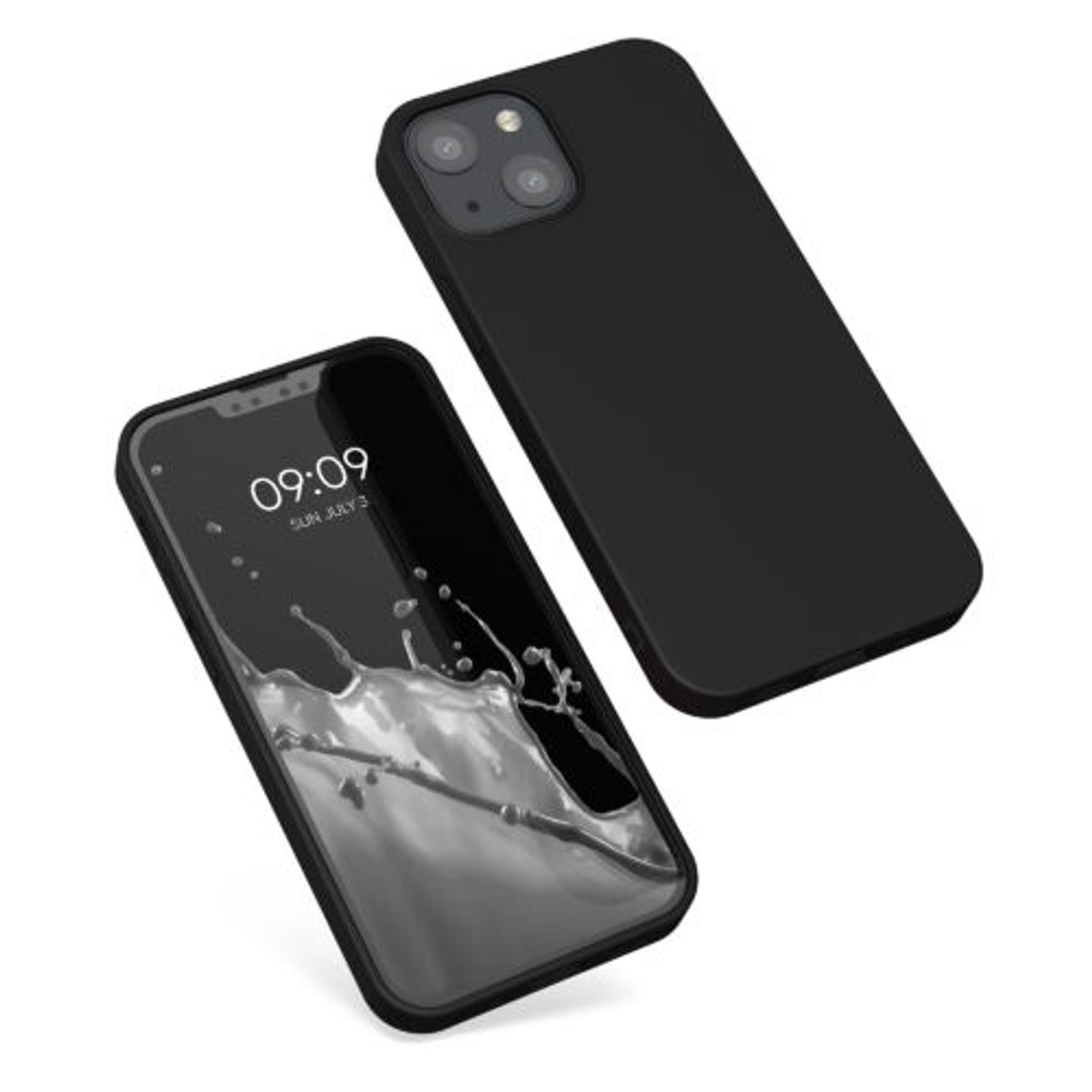 Husa pentru iPhone 13 Mini, Silicon, Negru, 55927.47 fotografia produsului View 2 L