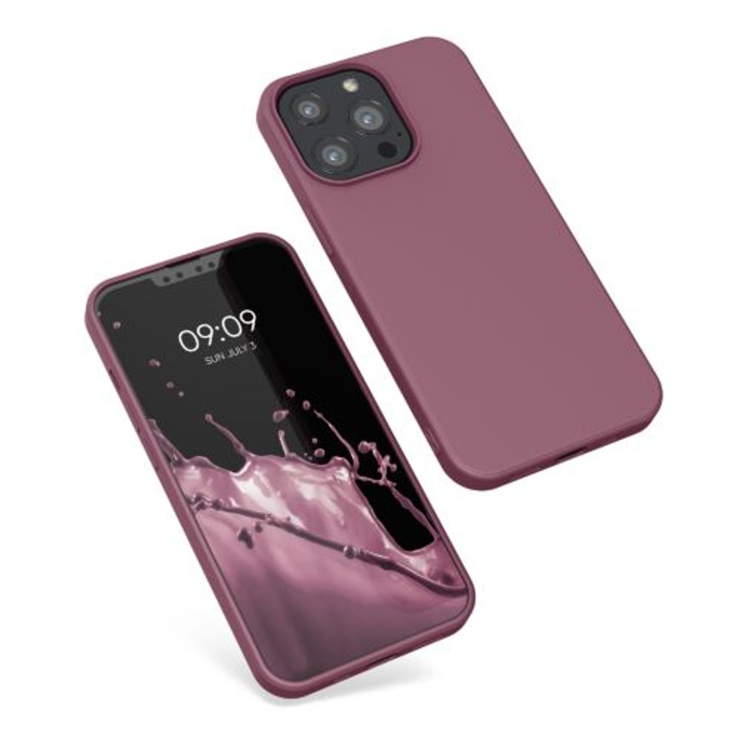 Husa pentru iPhone 13 Pro, Silicon, Roz, 55962.167 fotografia produsului View 2 L