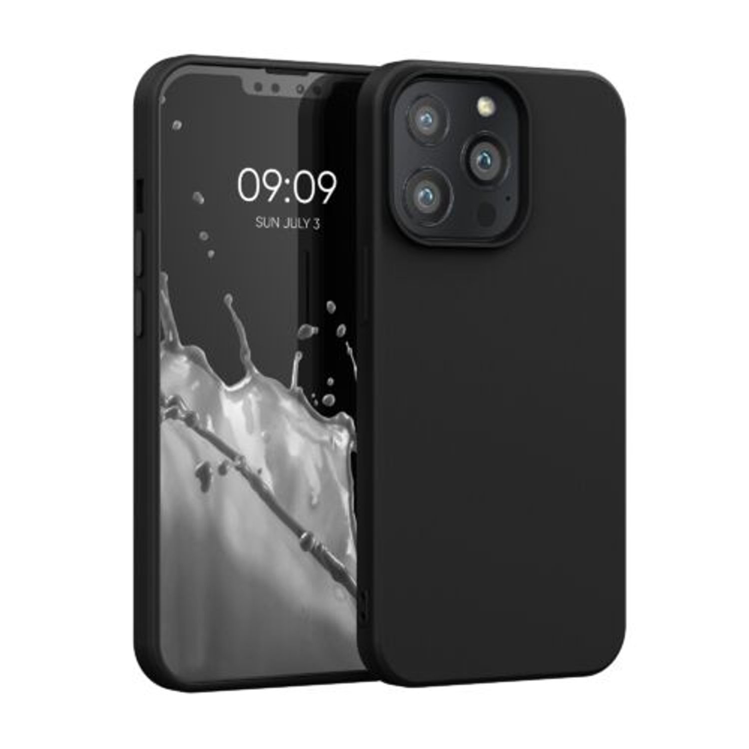 Husa pentru iPhone 13 Pro, Silicon, Negru, 55962.47 fotografia produsului