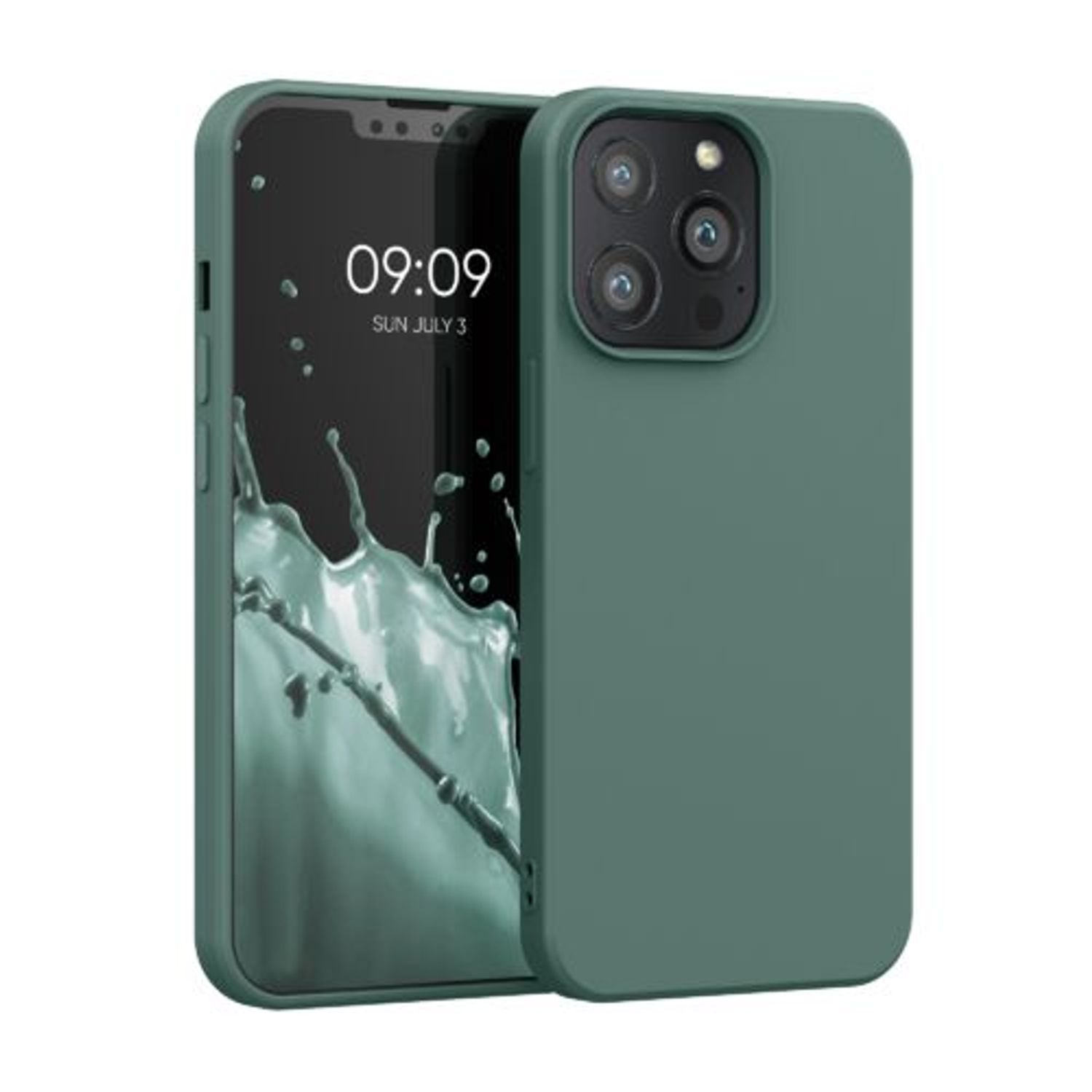 Husa pentru iPhone 13 Pro, Silicon, Verde, 55962.166 fotografia produsului