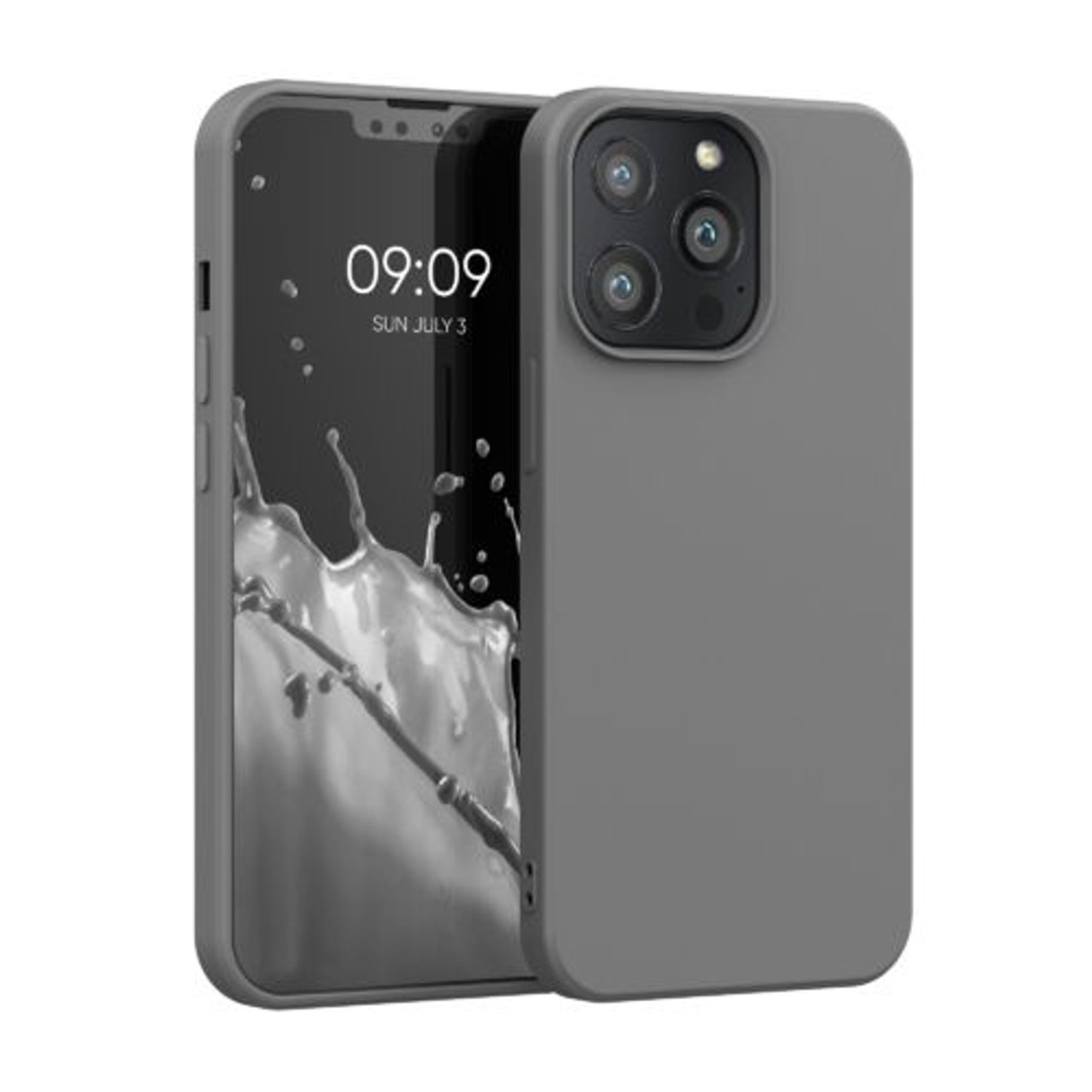 Husa pentru iPhone 13 Pro, Silicon, Gri, 55962.155 fotografia produsului