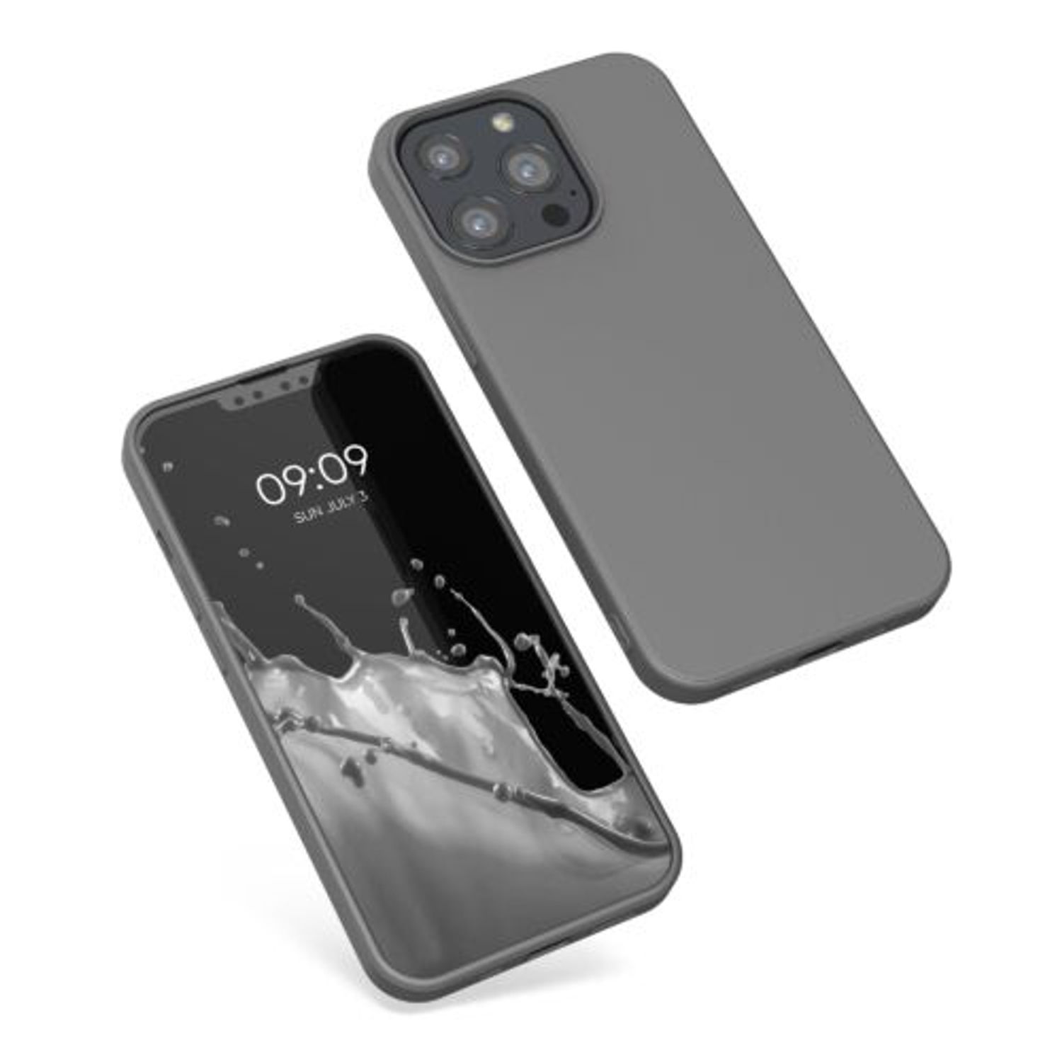 Husa pentru iPhone 13 Pro, Silicon, Gri, 55962.155 fotografia produsului View 2 L