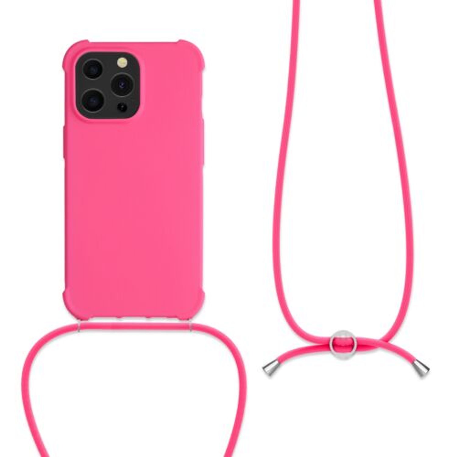 Husa pentru iPhone 13 Pro, Silicon, Roz, 55964.77 fotografia produsului View 2 L