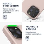 Husa pentru iPhone 13 Pro, Silicon, Crem, 55880.10 fotografia produsului View 4 S