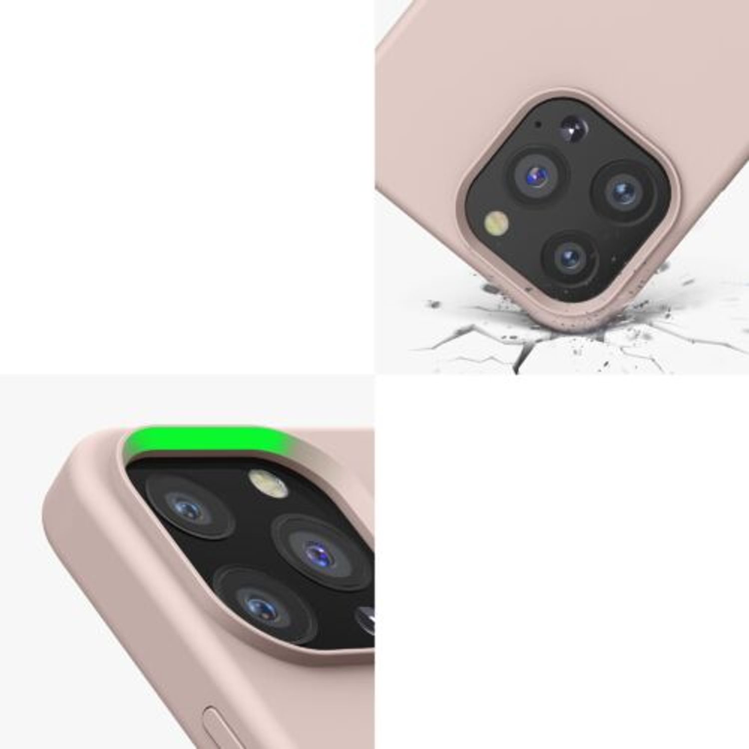 Husa pentru iPhone 13 Pro, Silicon, Crem, 55880.10 fotografia produsului View 9 L