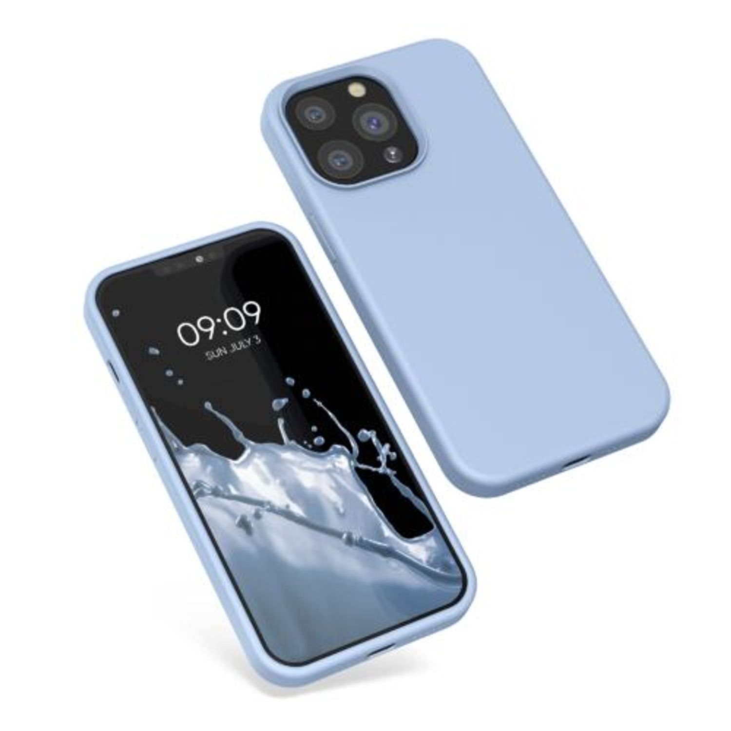 Husa pentru iPhone 13 Pro, Silicon, Albastru, 55880.58 fotografia produsului View 2 L