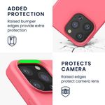 Husa pentru iPhone 13 Pro, Silicon, Roz, 55880.103 fotografia produsului View 4 S