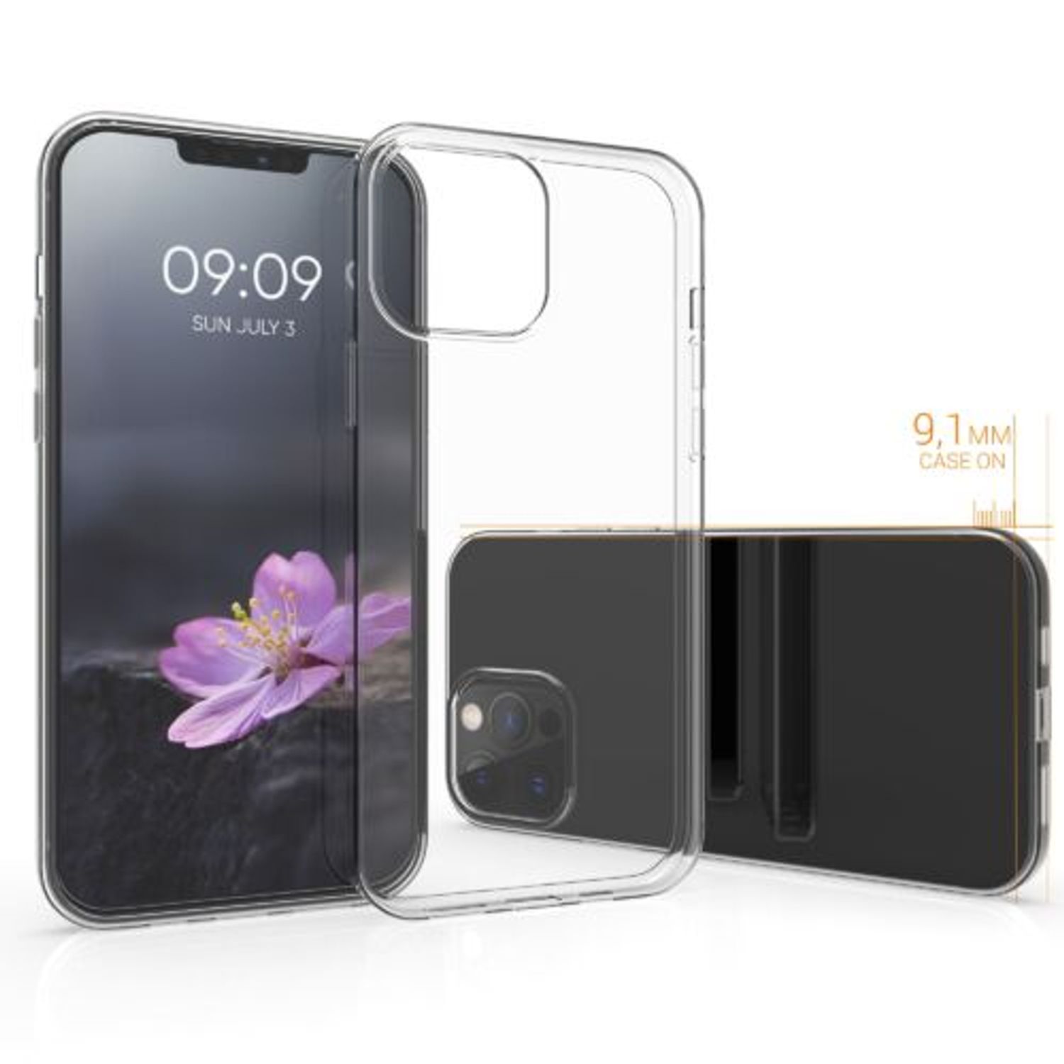 Husa pentru iPhone 13 Pro, Silicon, Transparent, 55959.03 fotografia produsului View 15 L
