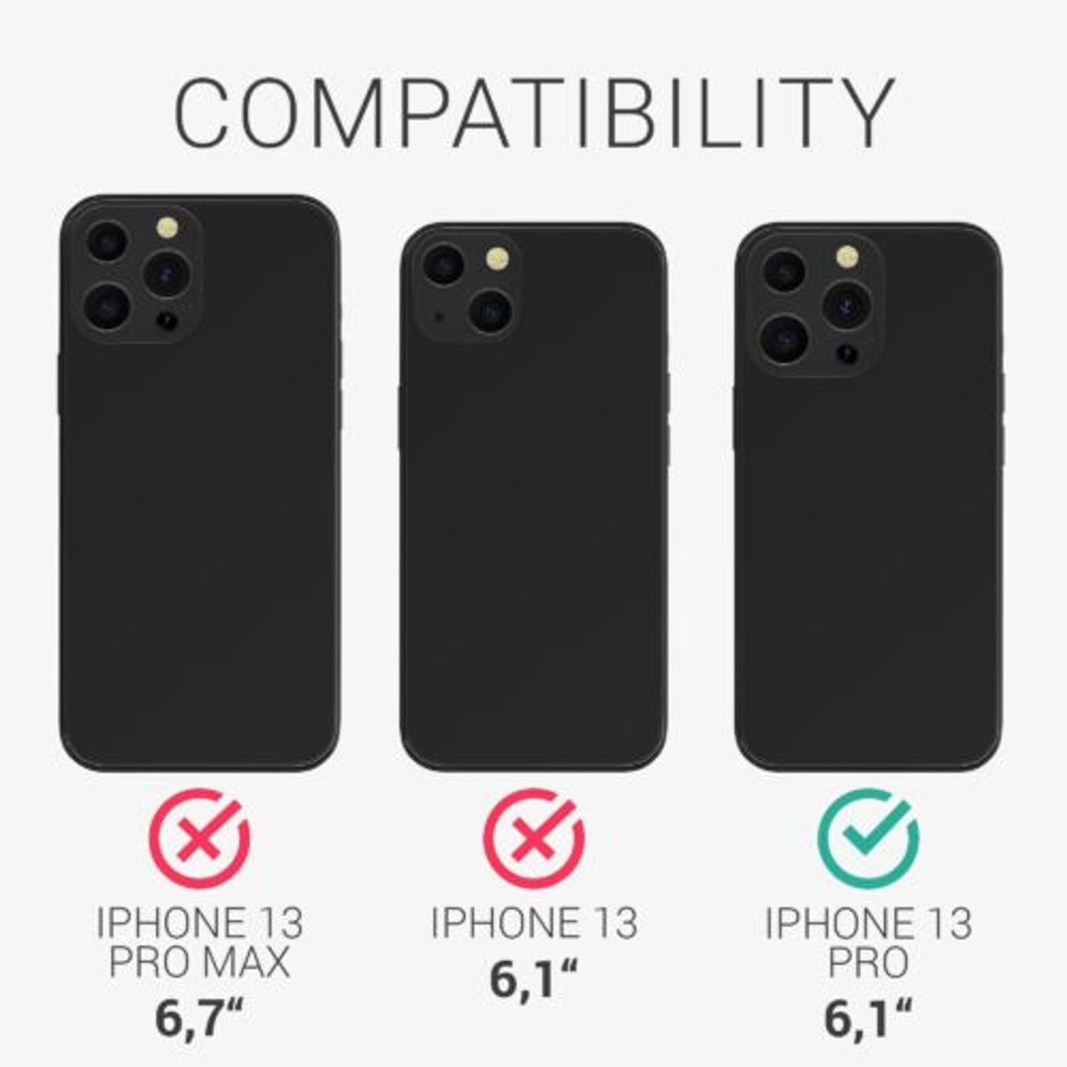 Husa pentru iPhone 13 Pro, Silicon, Transparent, 55959.03 fotografia produsului View 13 L