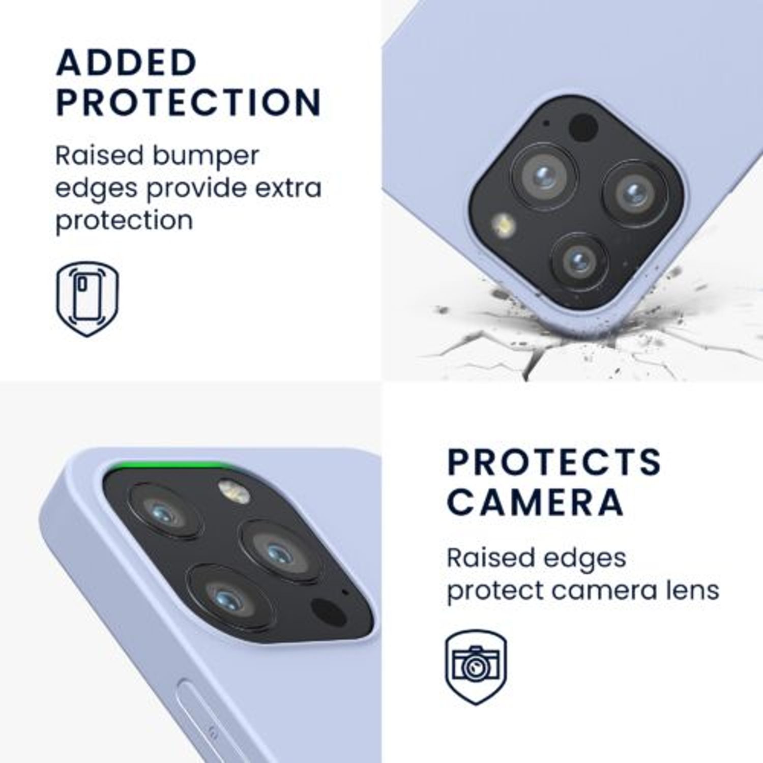 Husa pentru iPhone 13 Pro, Silicon, Albastru, 55958.58 fotografia produsului View 4 L