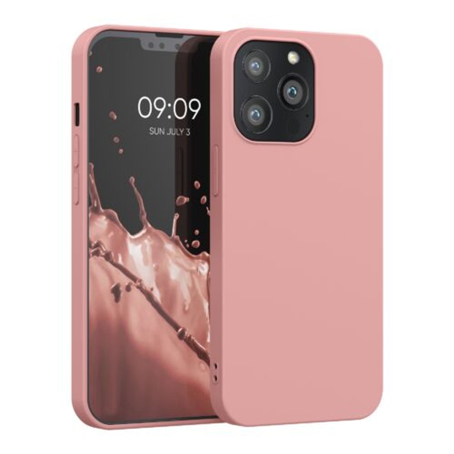 Husa pentru iPhone 13 Pro, Silicon, Roz, 55958.193 fotografia produsului